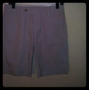 Gap Bermuda shorts grey and white striped size 2